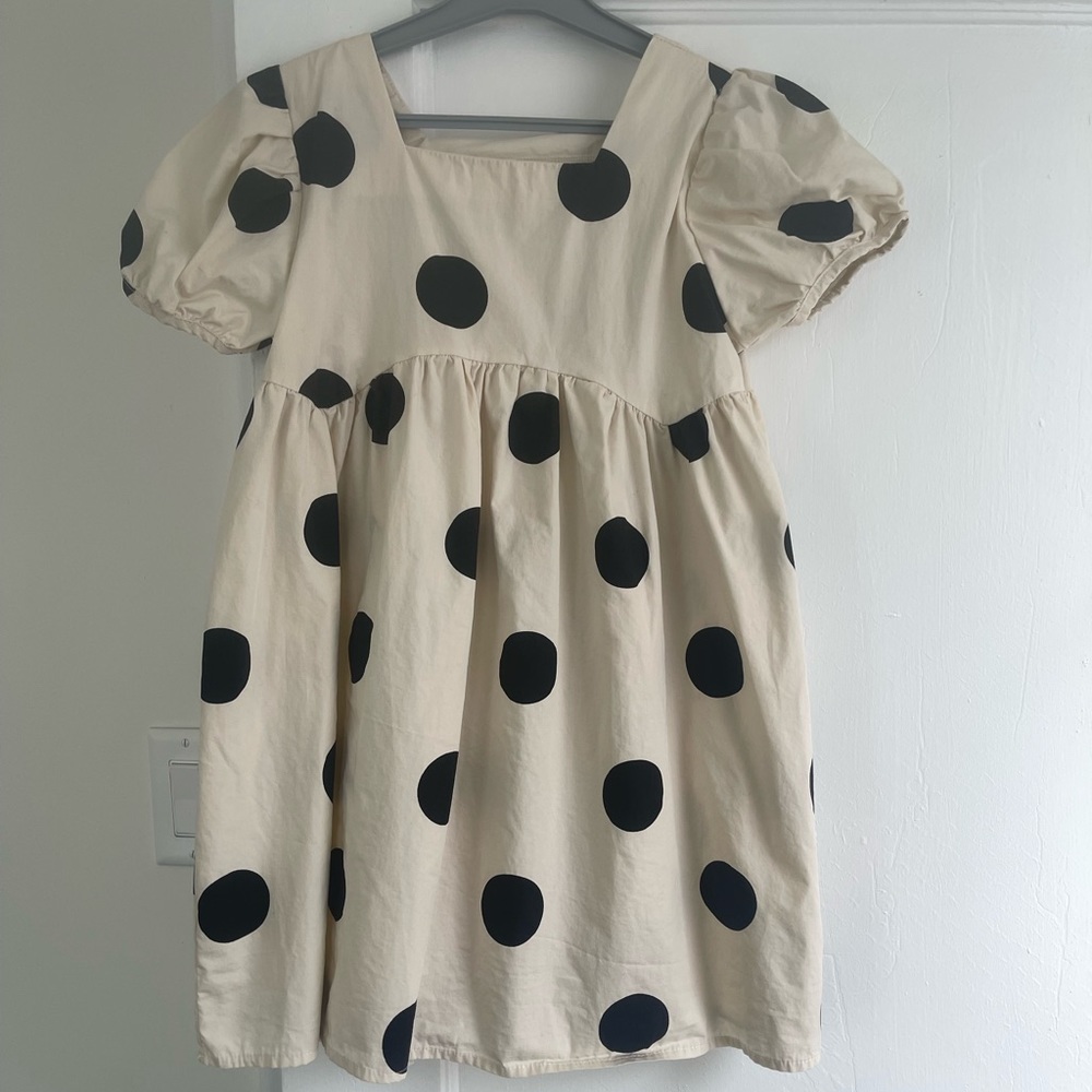 Girls size 6 polka dot dress (brand unknown)